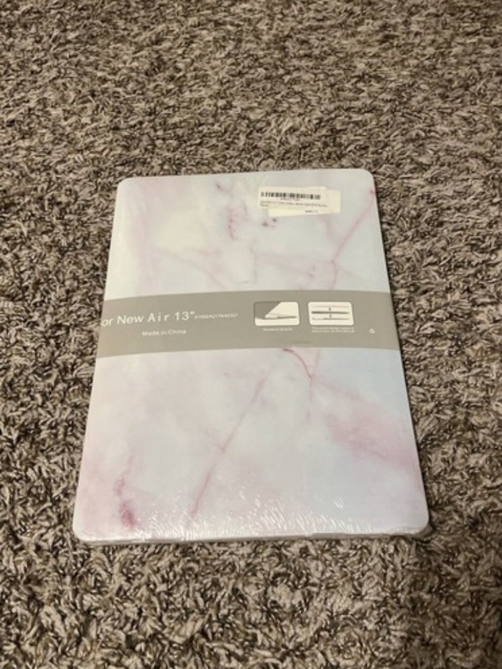 Pink Marble Hardshell Cover & Keyboard Cover For New Air 13" A1932/A2179/A2337
